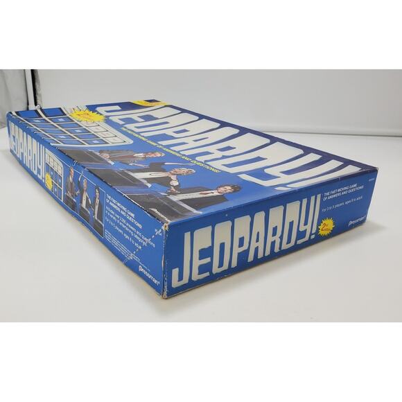 Jeopardy Board Game Pressman 1986, 2nd Edition, Vintage 100% COMPLETE - Picture 9 of 9